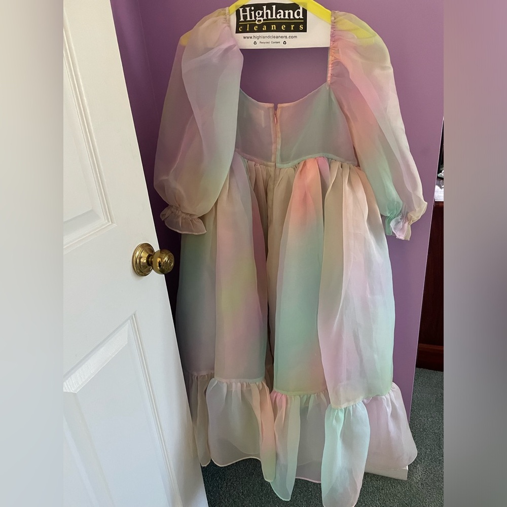 Selkie The Rainbow French Puff Dress (Large) - Picture 5 of 10